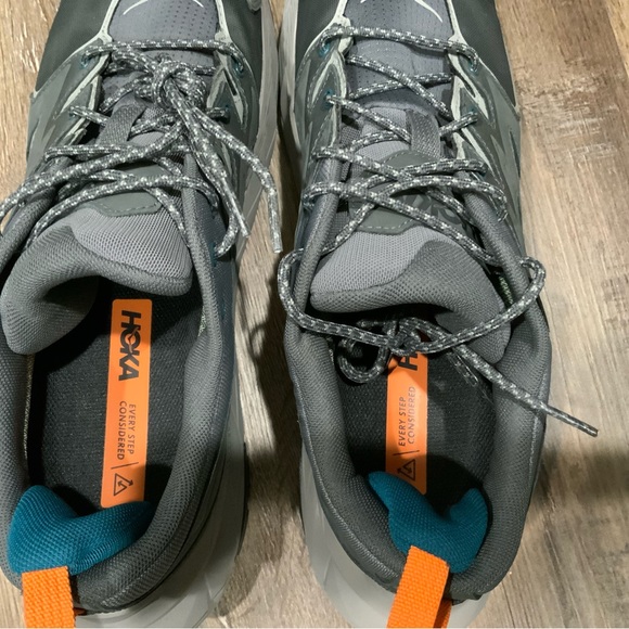 Hoka One One Mens Anacapa Low GTX Castlerock Sharkskin Hiking Boots Size 11.5 - Picture 5 of 7